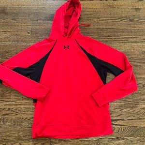 Adult medium red Under Armour hoodie